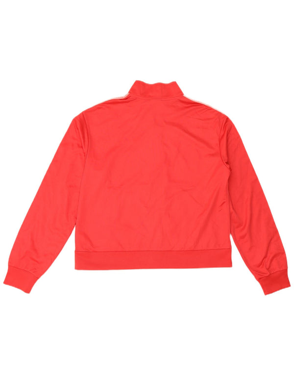 Diadora Damen-Trainingsanzugoberteil mit Grafik, UK 18, XL, Rot, Polyester