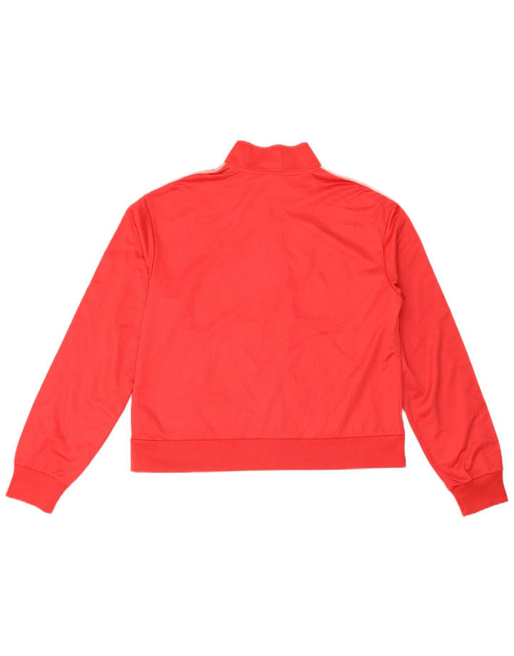 Diadora Damen-Trainingsanzugoberteil mit Grafik, UK 18, XL, Rot, Polyester