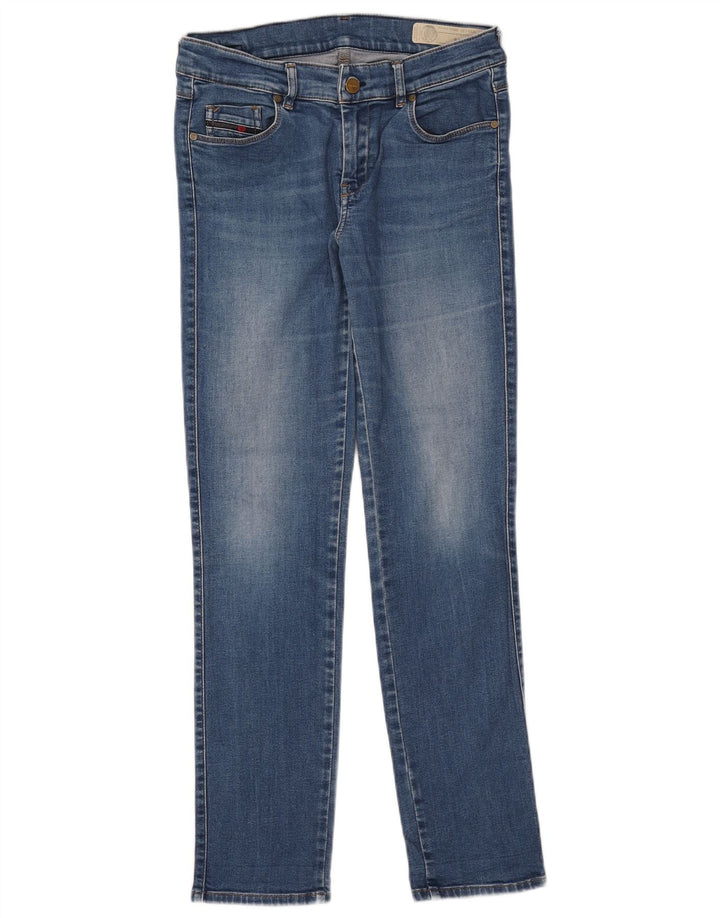 Diesel Damen Sandy Regular Slim Straight Jeans W28 L29 Blaue Baumwolle