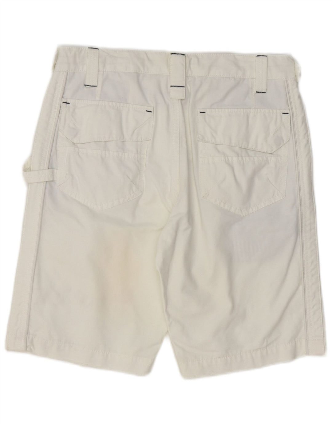 ELLESSE Herren Chinoshorts IT 48 Medium W32 Weiße Baumwolle