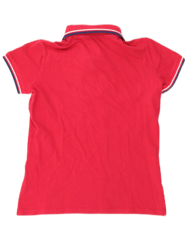 Fred Perry Damen Poloshirt UK 14 Large Rot