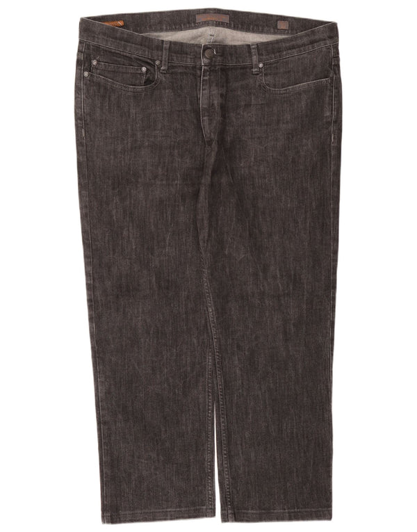 CASUCCI Mens Straight Jeans IT 58 4XL W40 L27 Grey Cotton