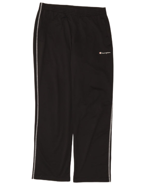 Champion Mens Tracksuit Trousers Large Black Polyester