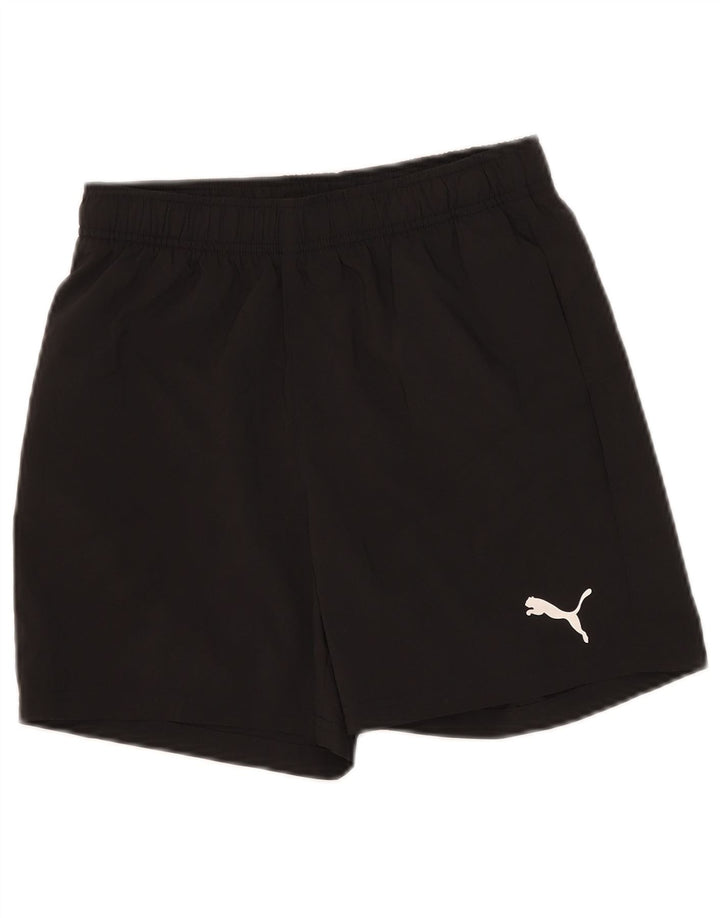 Puma Jungen Sportshorts 13–14 Jahre, schwarzes Polyester