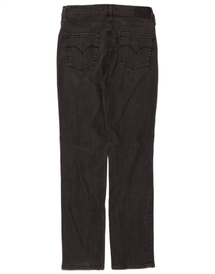 Levi's Damen 724 High Rise Straight Jeans W30 L30 Grau