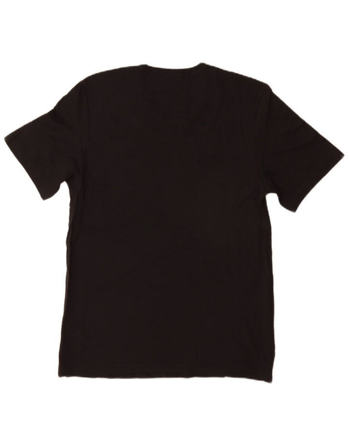Hugo Boss Herren T-Shirt Top Large Schwarz Baumwolle
