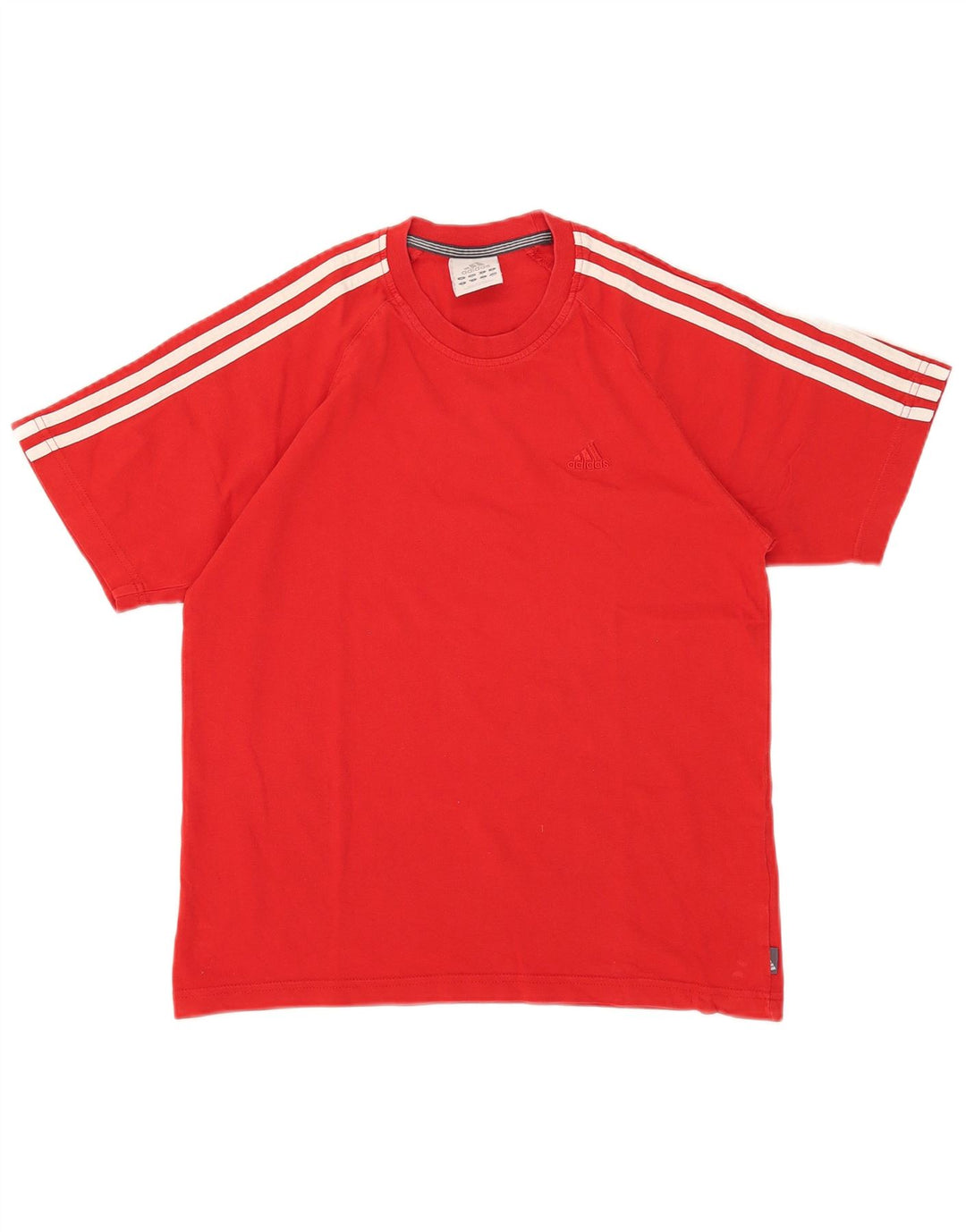 Adidas Herren T-Shirt Top Small Rot Baumwolle