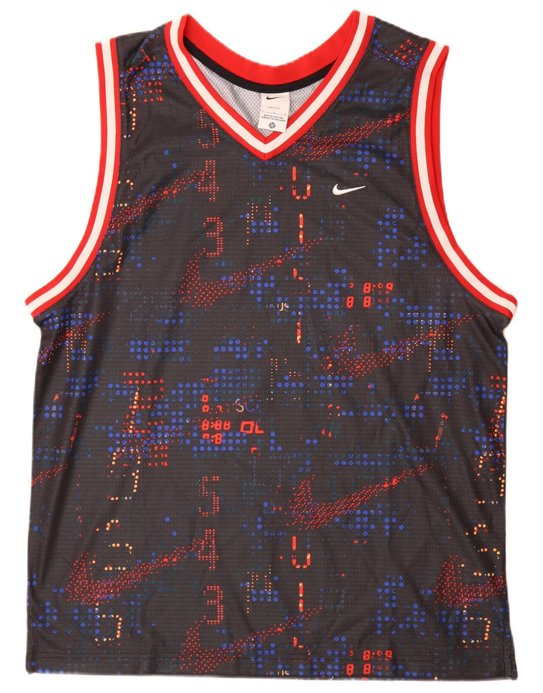 Nike Herren Grafik-Trägershirt, groß, mehrfarbig, Polyester