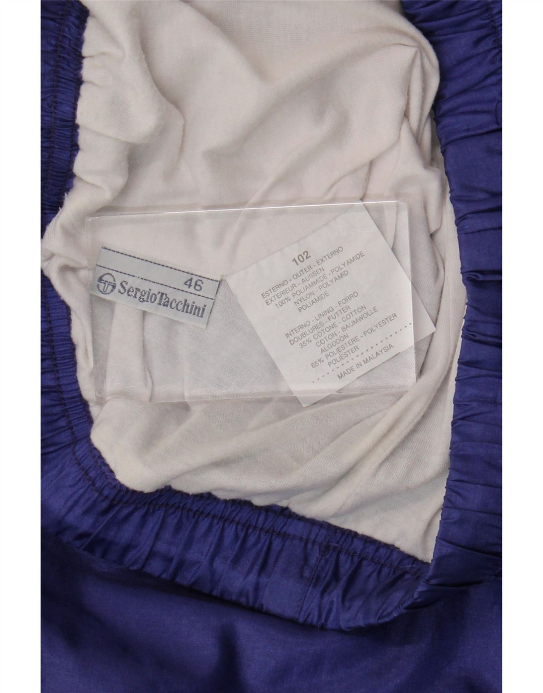 Sergio Tacchini Herren-Trainingsanzug, IT 46, Größe S, blau, Colourblock-Polyamid