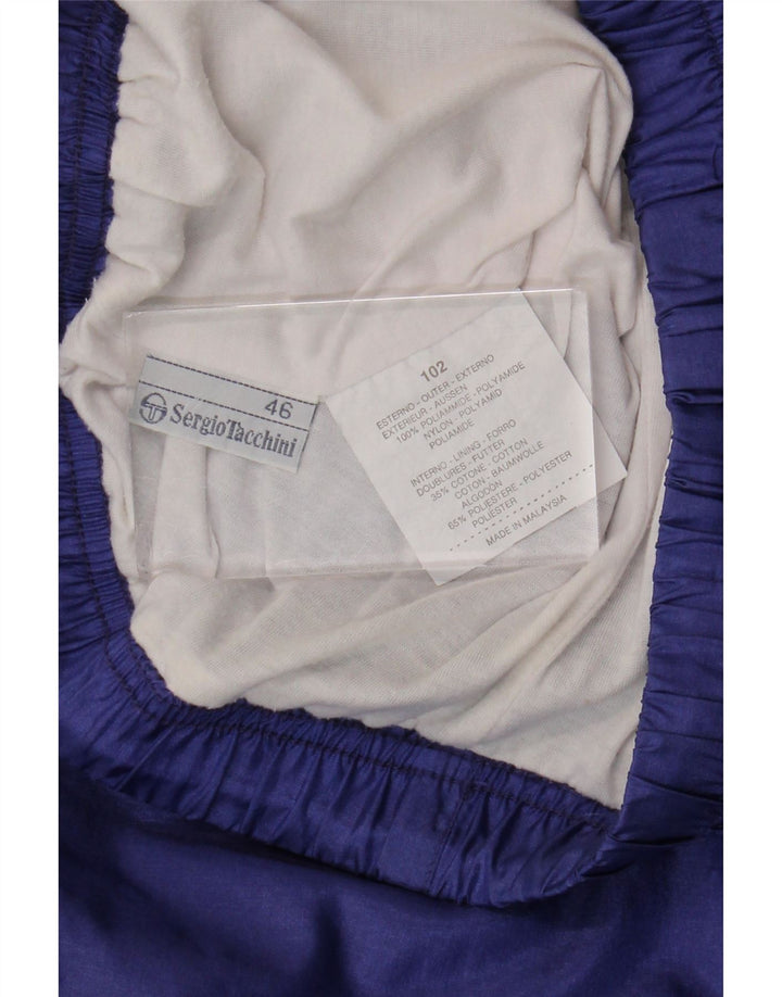 Sergio Tacchini Herren-Trainingsanzug, IT 46, Größe S, blau, Colourblock-Polyamid