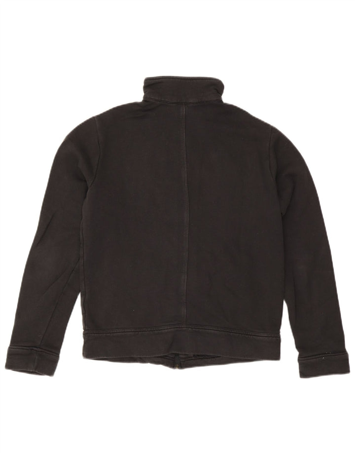Adidas Damen Trainingsanzug Top Jacke UK 16 Large Schwarz Baumwolle