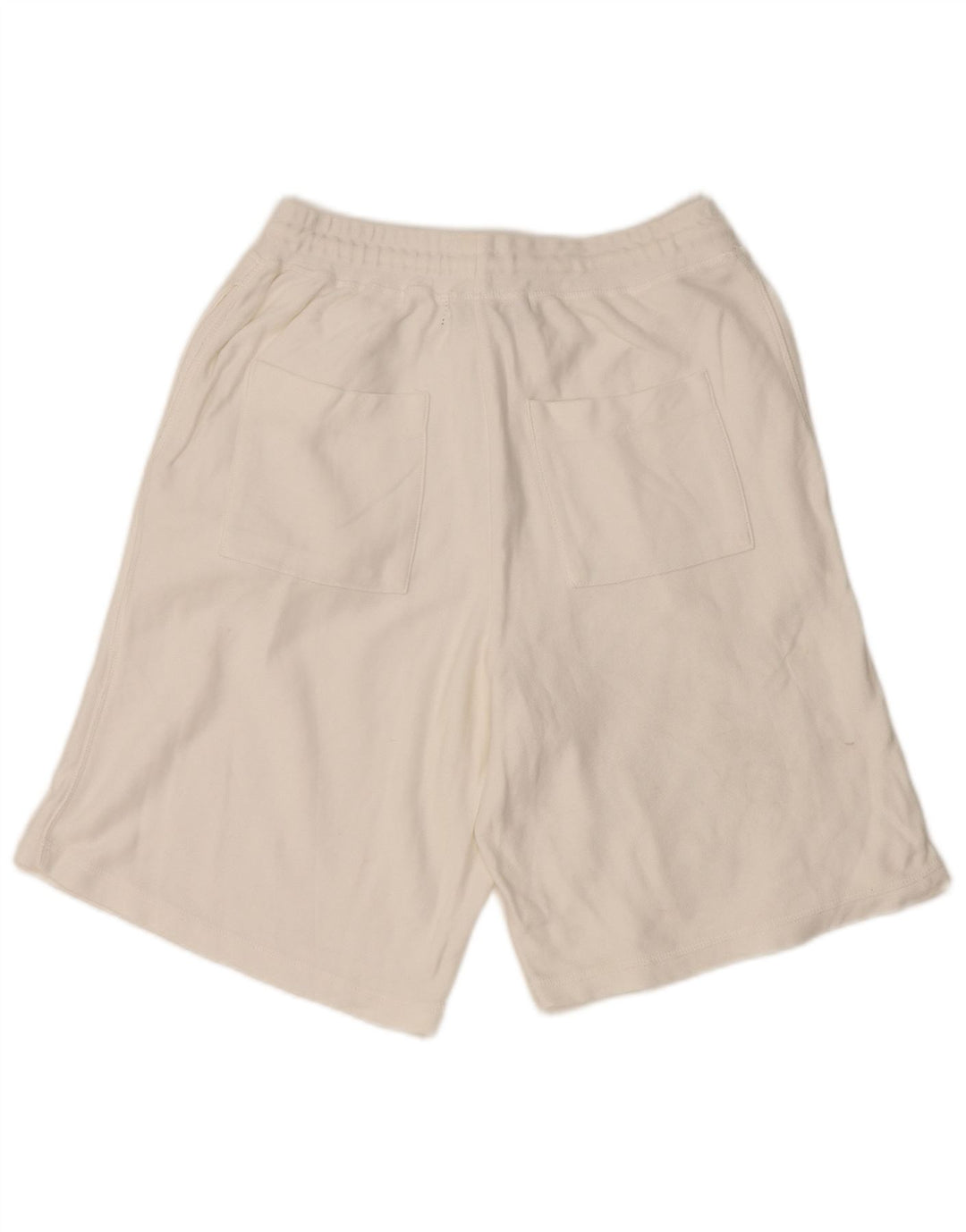 Zara Herren-Sportshorts, Größe S, weiße Baumwolle