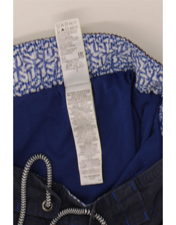 Marks & Spencer Herren-Badeshorts, groß, marineblau, Baumwolle