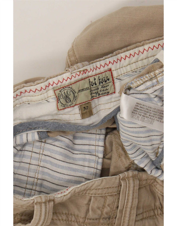 Fat Face Herren-Freizeitshorts, Größe M, W32, Beige, Baumwolle