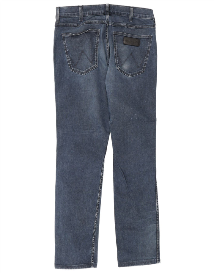 Wrangler Herren Straight Jeans W32 L30 Blau