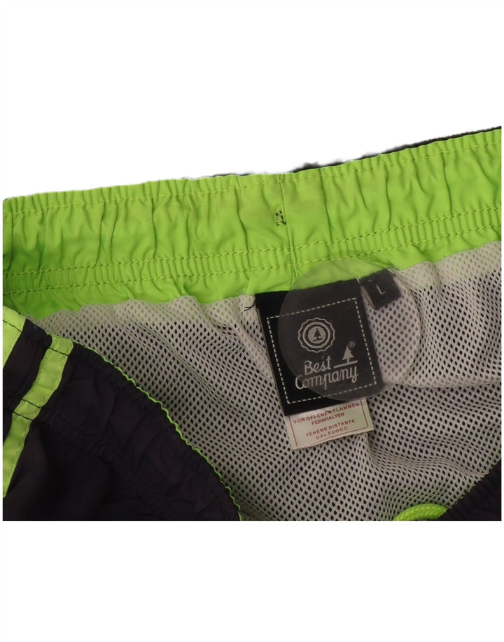 Best Company Herren-Badeshorts, groß, marineblau, Polyester