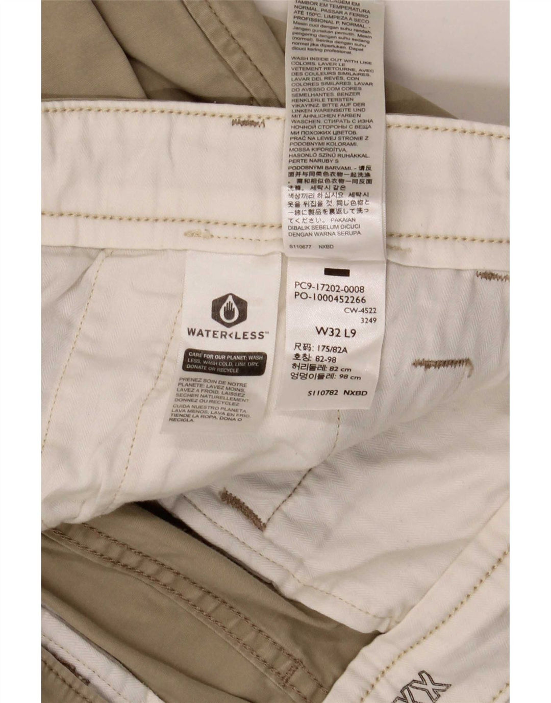 Levi's Herren Chinoshorts W32 Mittelbeige Baumwolle