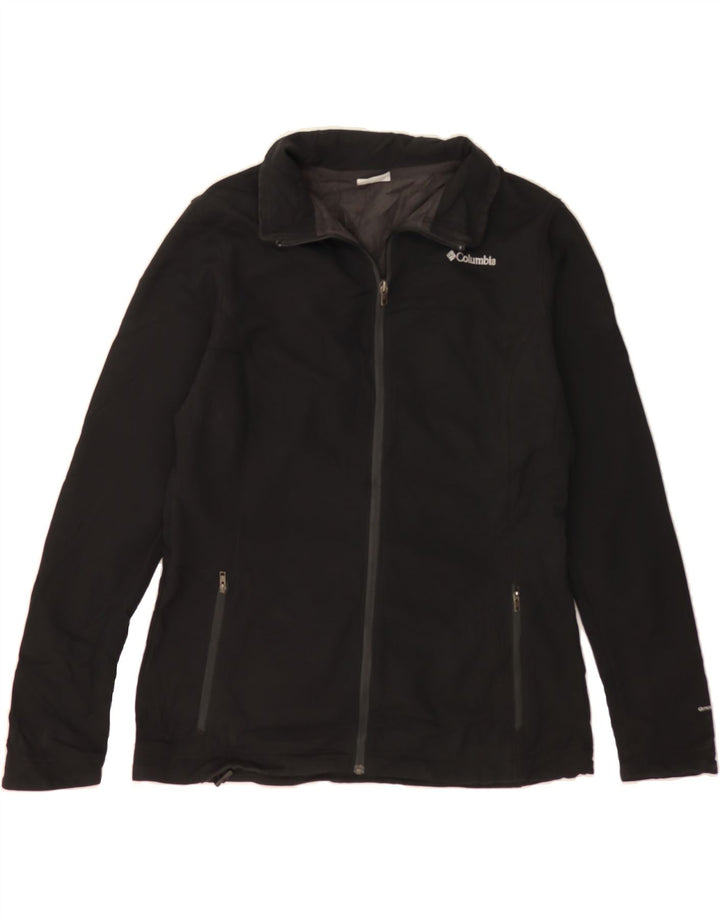 COLUMBIA Womens Omni-Shield Windbreaker Jacket UK 16 Large Black Polyester Vintage Columbia and Second-Hand Columbia from Messina Hembry 