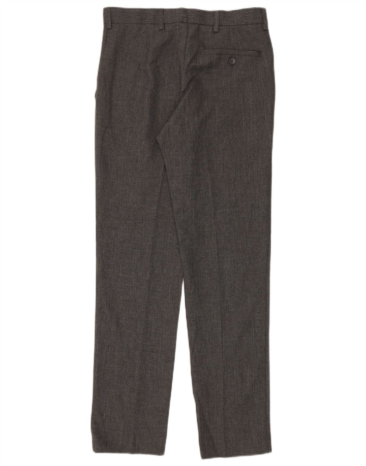 Marks & Spencer Slim Chino-Hose für Herren, W28, L31, grau, Polyester