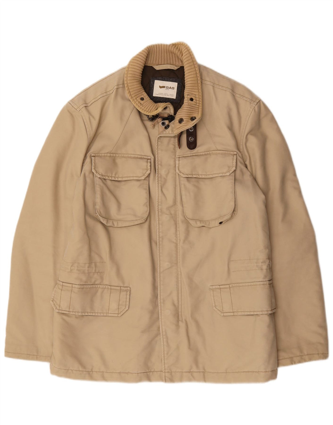 Gas Herren Utility Jacke UK 40 Large Beige
