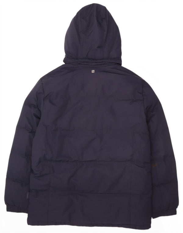 Mountain Warehouse Wattierte Herrenjacke mit Kapuze, UK 40, Größe L, Marineblau