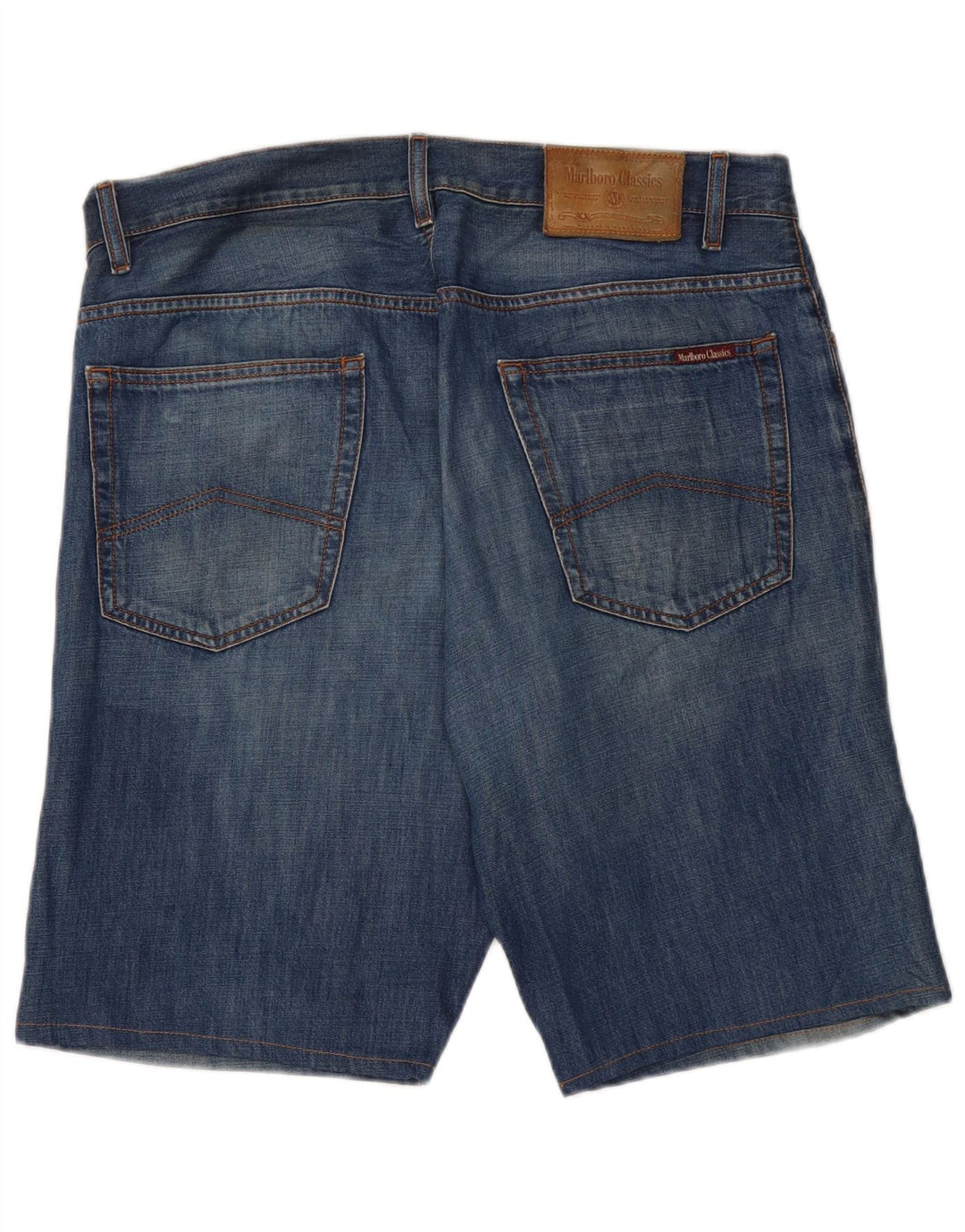 Marlboro Classics Herren-Jeansshorts W36, große blaue Baumwolle