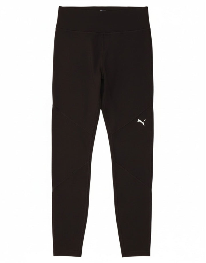 PUMA Womens Leggings UK 12 Medium  Black