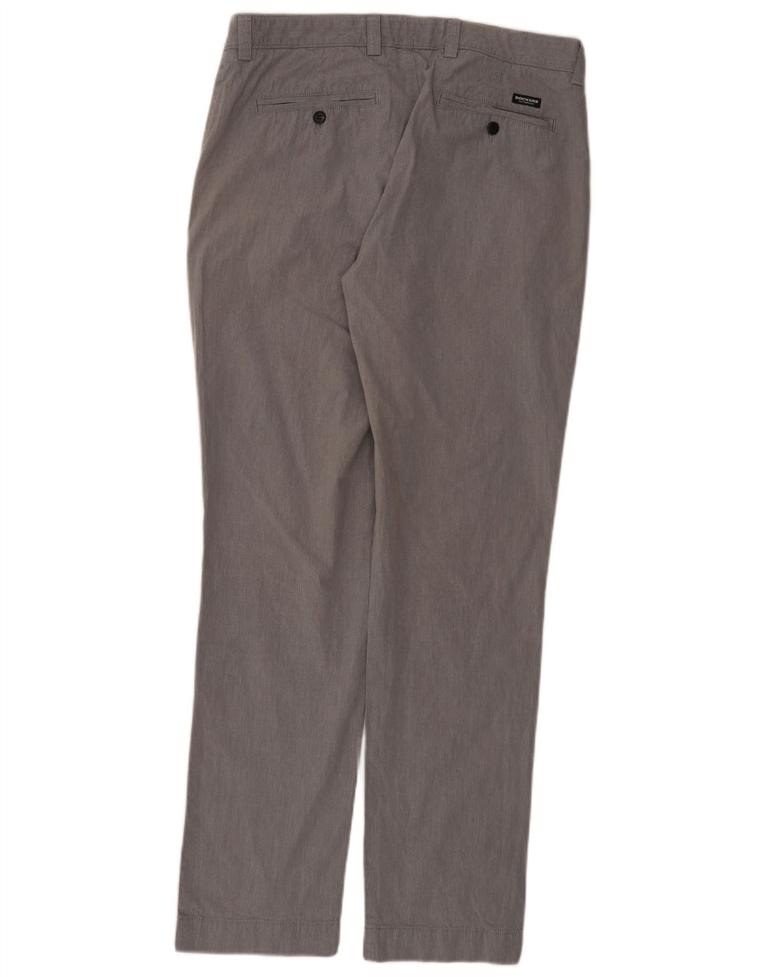 Dockers Herren Extra Sim Fit Chinohose W36 L34 Graue Baumwolle