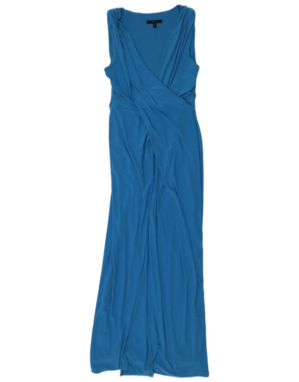 Coast Ärmelloses Damen-Maxikleid, Größe L, Blau, Polyester