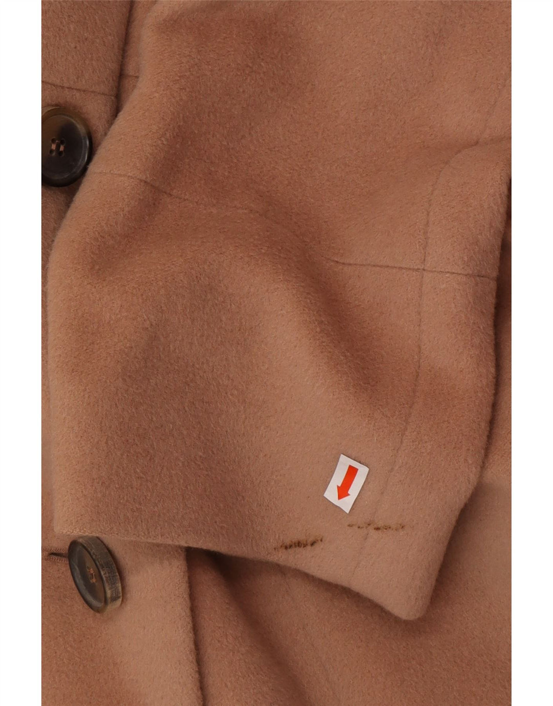 RENE LEZARD Damen Mantel EU 38 Mittelbeige Wolle