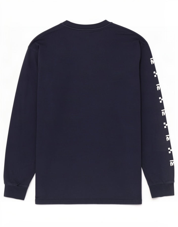 Vans Herren Graphic Top Langarm Medium Marineblau