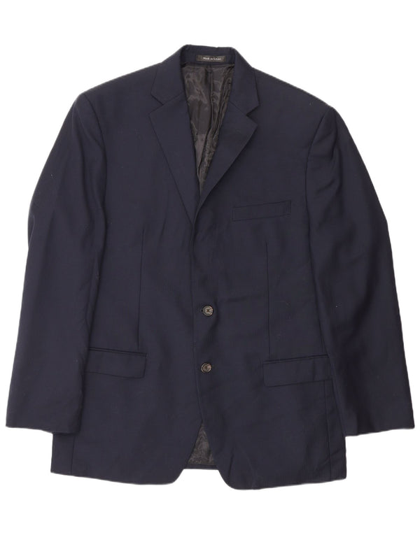 Ralph Lauren Herren-Blazer mit 2 Knöpfen, Gr. 42, Marineblau, klassisch, Wolle