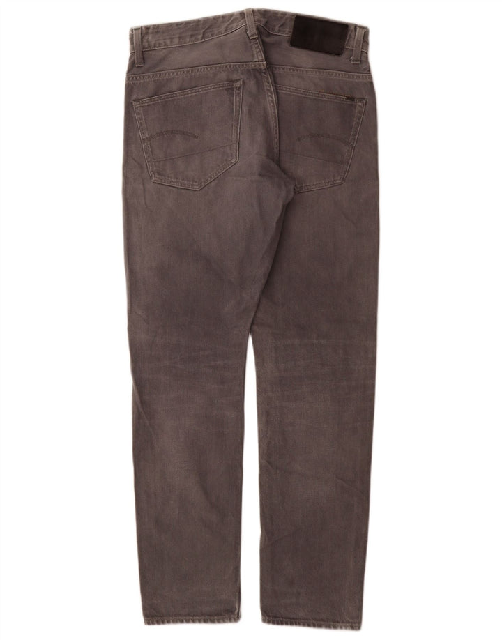 G-Star Herren 3301 Tapered Jeans W32 L32 Graue Baumwolle