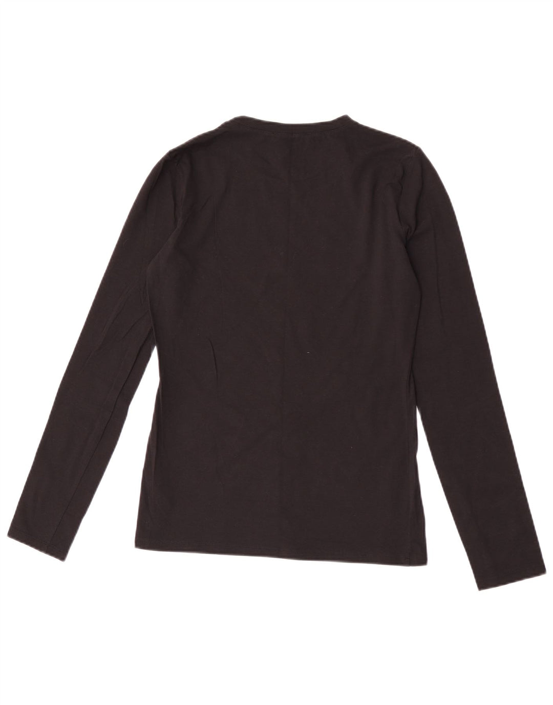 Liu Jo Damen Graphic Top Langarm IT 40 Small Schwarz Baumwolle