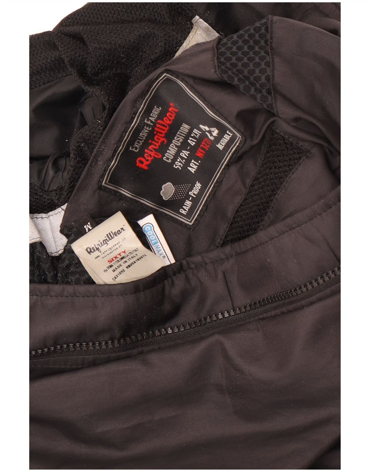 Refrigiwear Herren Regenjacke UK 38 Medium Schwarz Polyamid