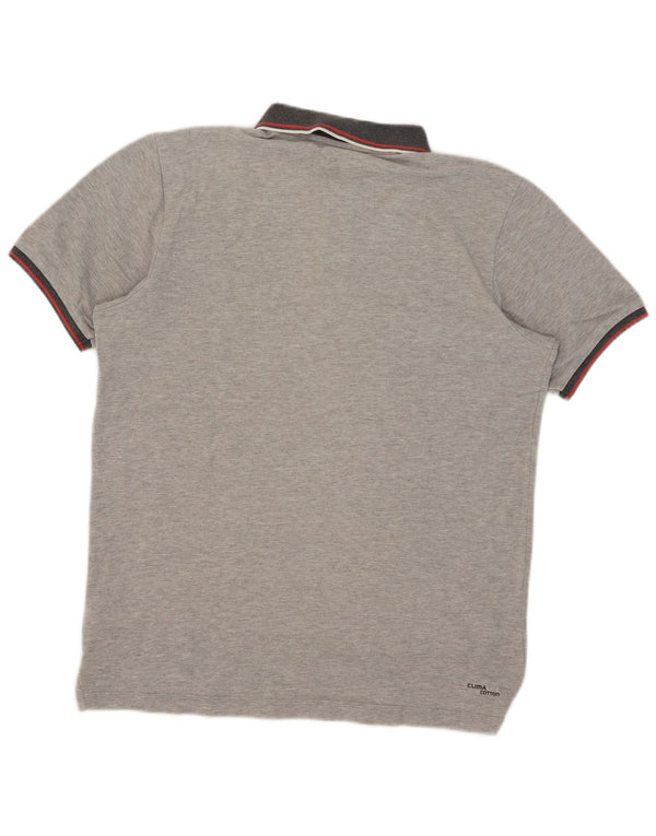 Adidas Herren Clima 365 Poloshirt mittelgraue Baumwolle