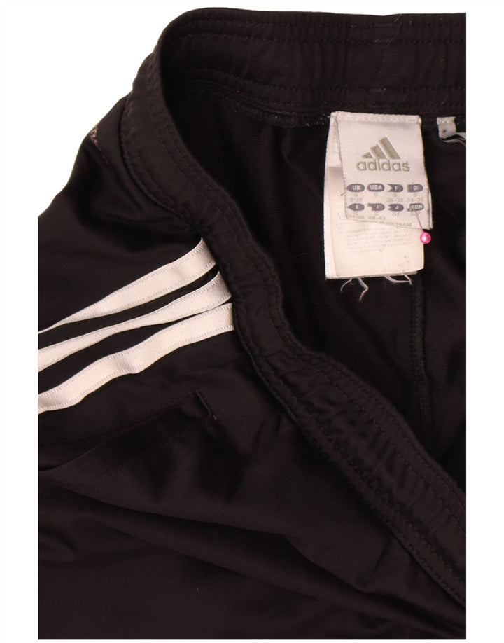 Adidas Damen Climalite Trainingshose UK 8/10 Small Schwarz Polyester