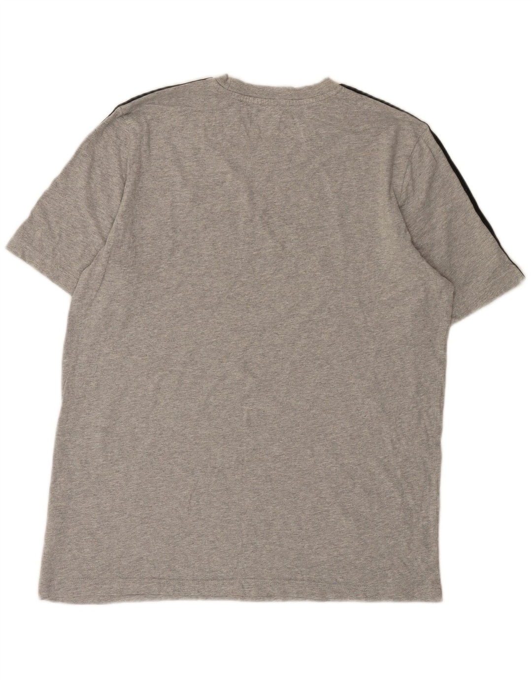 Adidas Herren T-Shirt Top Mittelgrau gefleckte Baumwolle