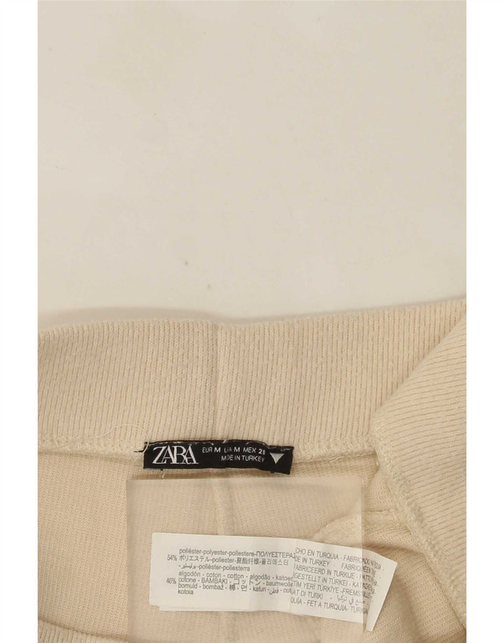 Zara Damen-Trainingshose, UK 12, Mittelbeige, Polyester