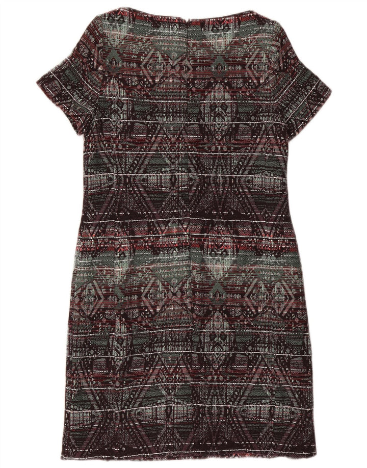 Monsoon Damen-Etuikleid, Gr. 10, klein, mehrfarbig, geometrisch