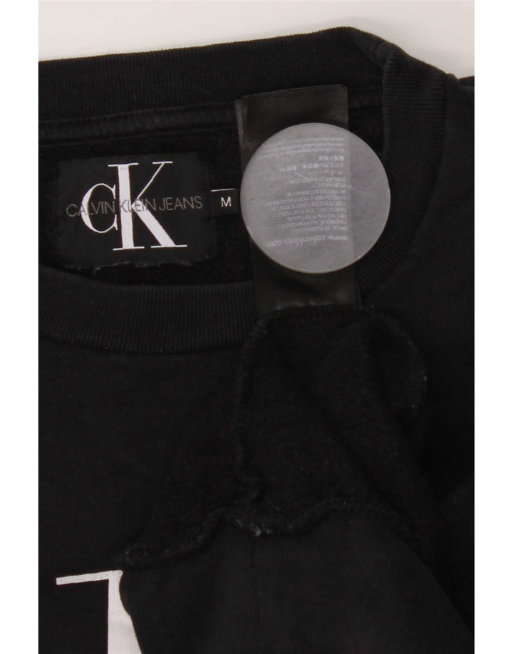 Calvin Klein Jeans Herren-Sweatshirt mit Grafik, mittelschwarze Baumwolle