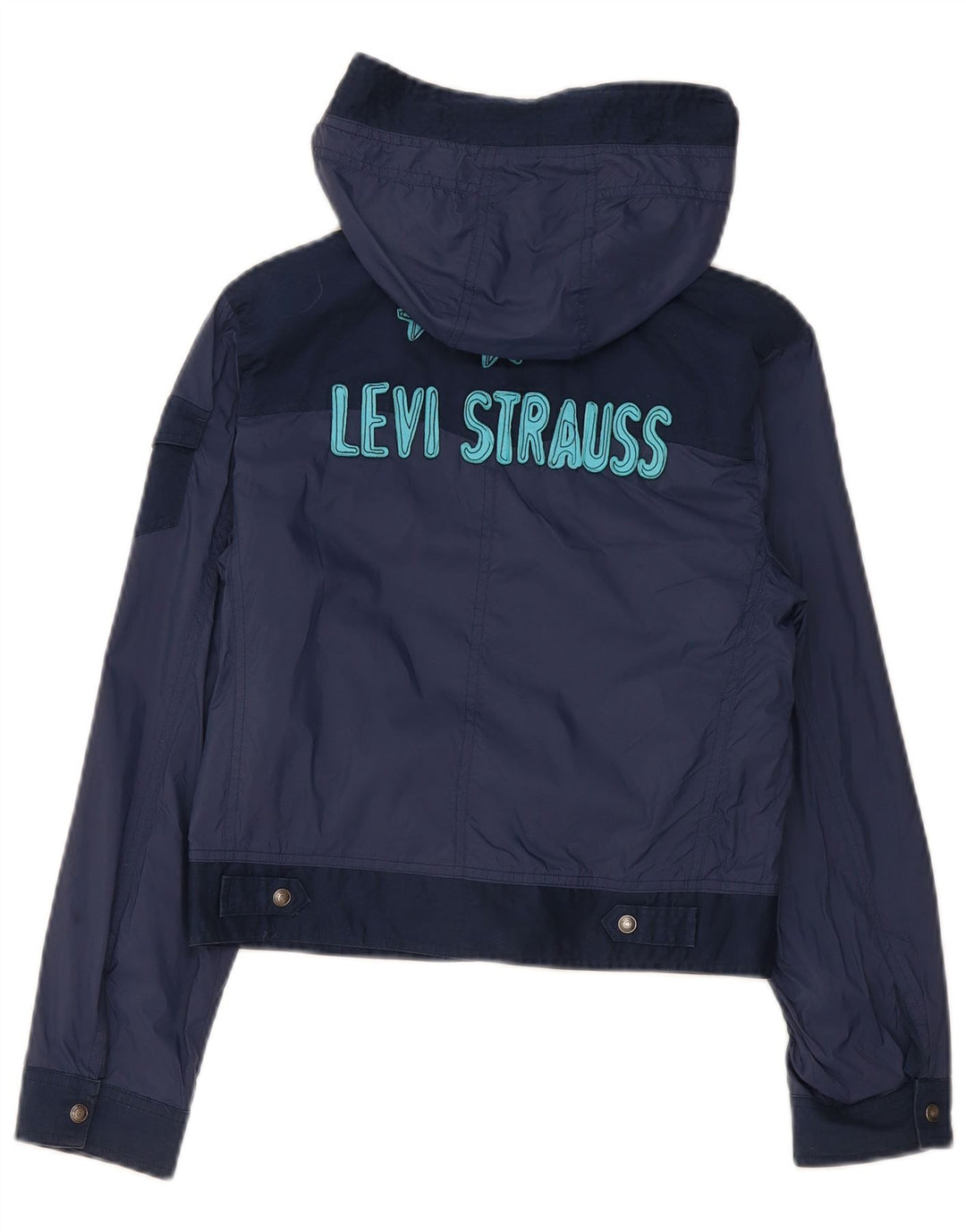 Levi's Bomberjacke mit grafischer Kapuze für Jungen, 11–12 Jahre, Marineblau, Farbblock