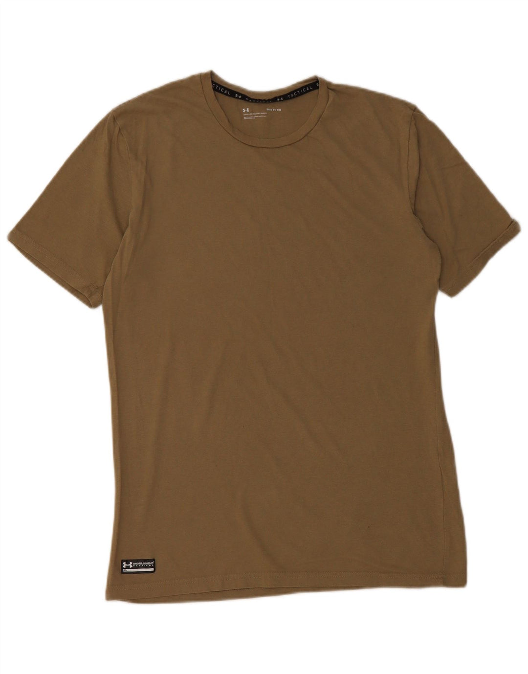 UNDER ARMOUR Herren T-Shirt Top Small Khaki Baumwolle