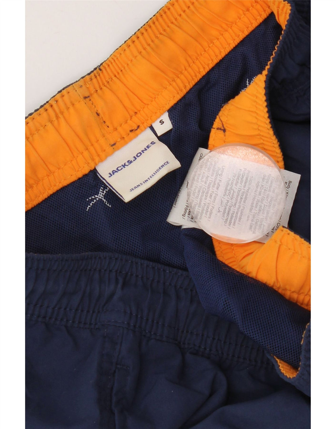 Jack & Jones Herren-Badeshorts, Größe S, Marineblau, Polyester