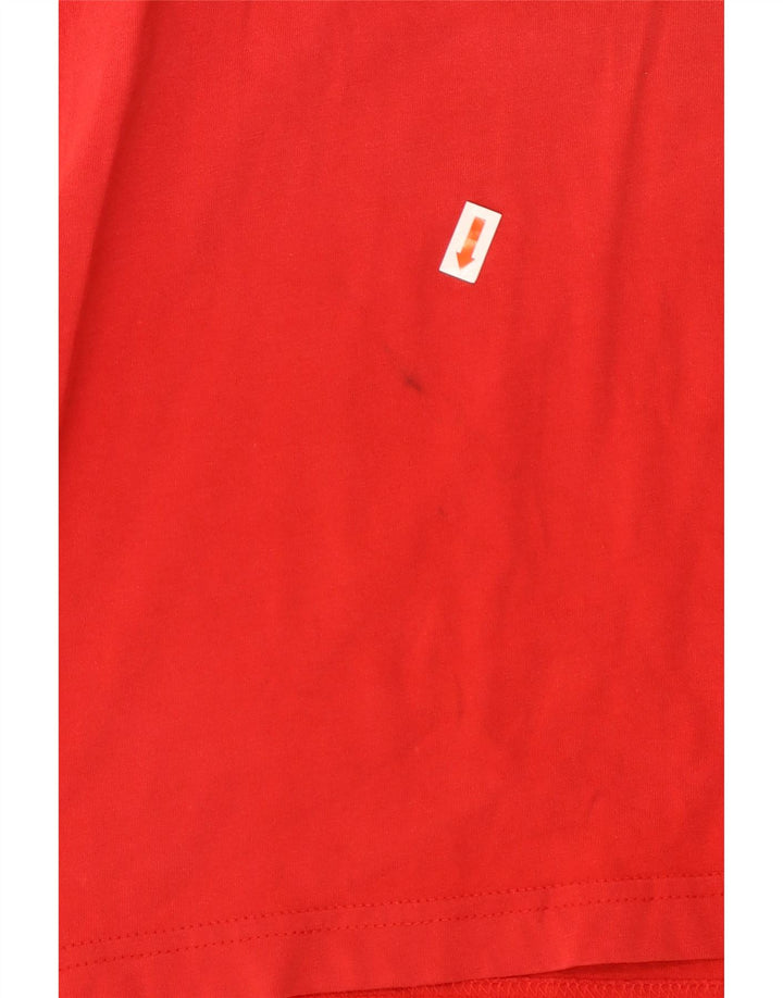 Tommy Hilfiger Damen T-Shirt Top 2XL rote Baumwolle