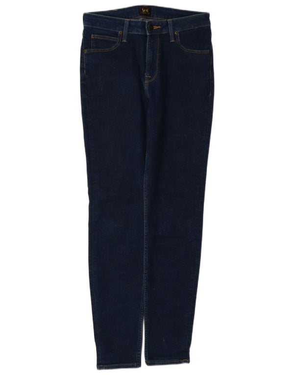 Lee Damen Scarlett High Rise Skinny Jeans W29 L31 Marineblaue Baumwolle