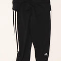 Adidas Damen Climalite Capri Leggings UK 16 Large Schwarz Polyester