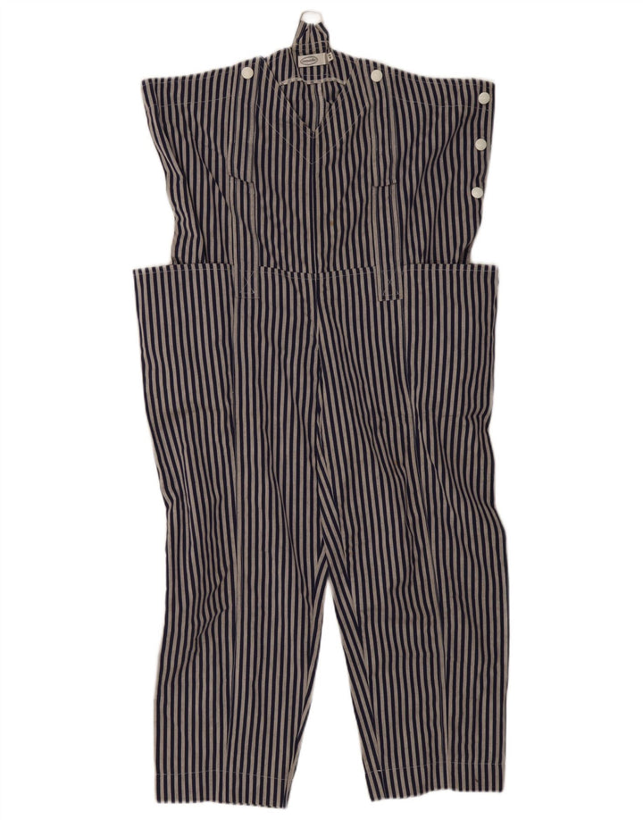 Mouche Damen Overall IT 42 Mittelblauer Nadelstreifen