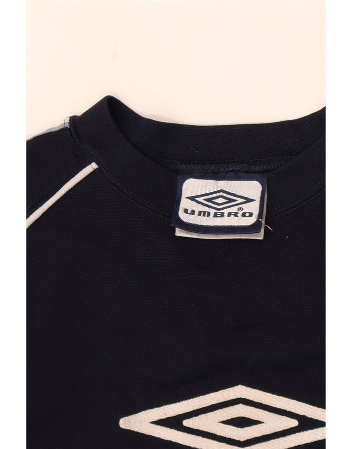 Umbro Grafik-Sweatshirt für Jungen, 13–14 Jahre, marineblaues Polyester