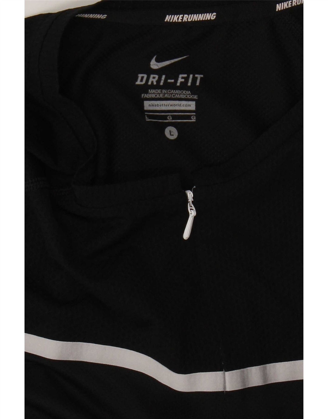 Nike Damen Dri Fit Weste Top UK 16 Large Schwarz
